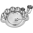 Shri & Sam Stainless Steel Solid Small Nifty Thali Set