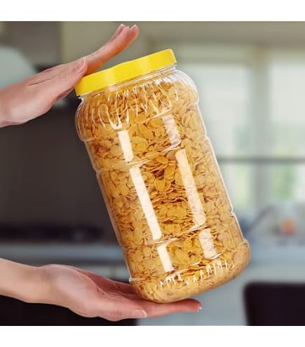 Weithals Kunststoffflasche 5 Liter – Luftdichter Vorratsbehälter Für Flüssigkeiten & Feststoffe