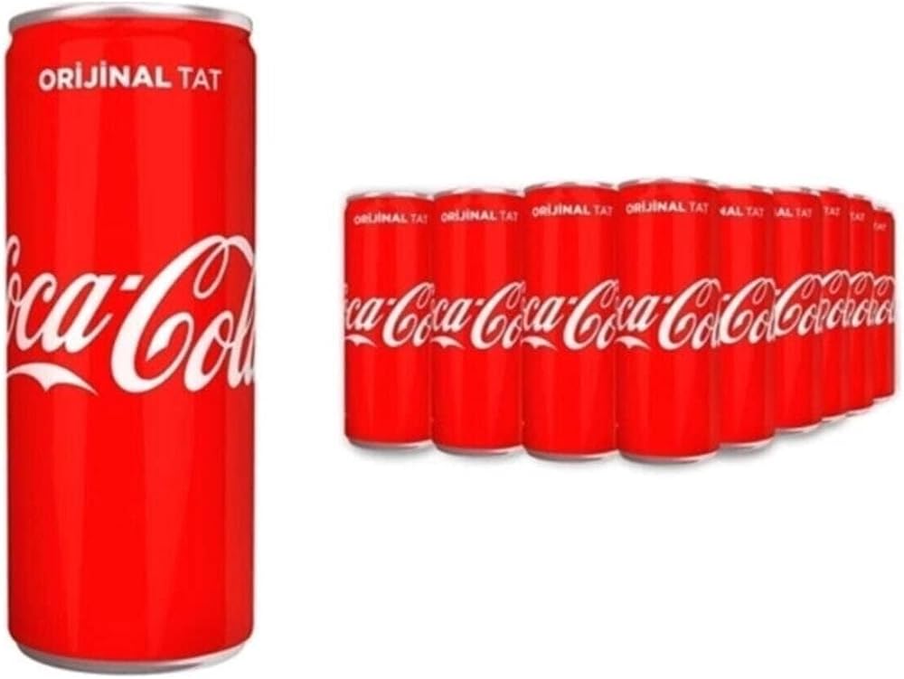 Coca Cola Kutu Cola 330ml (24lü) Paket