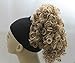 New Luscious Curly Synthetic Claw Clip Ponytail Hair Piece up do Clipin bun12" Hairpieces UK (Dark Mix Blonde #27/613)