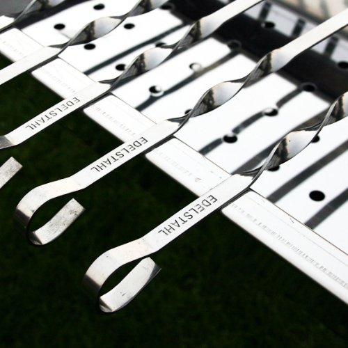 10 Grillspieße 40cm Schaschlikspieße Fleischspieße Schampura - 3