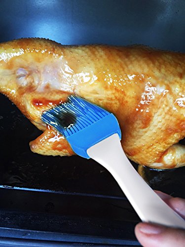 Anpro Grillbürste BBQ Inkl. Silikonpinsel Best Reinigungswerkzeuge für Gasgrill, holzkohlegrill, Elektrogrills und Smoker - 7