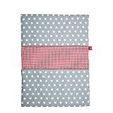 La Fraise Rouge 4251005604625 Windeltasche Antoine, grau mit weißen Sternen - 3