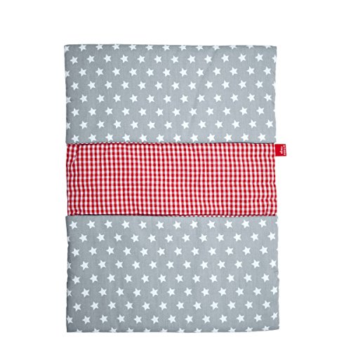 La Fraise Rouge 4251005604625 Windeltasche Antoine, grau mit weißen Sternen - 3