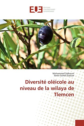 Diversité oléicole au niveau de la wilaya de Tlemcen gratuit Diversité oléicole au niveau de la wilaya de Tlemcen gratuit