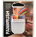 pintor gay mexicano 1 x Rainbow fanbrush Lollipop ropa rayas, multicolor Stetson sombrero de cowboy Sombrero conjuntos de pintura facial para Pride Gay Village