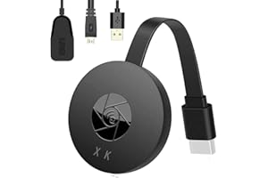 XIEANDKONG WiFi Wireless Display Dongle Adapter，HDMI Streaming Sticks TV, 1080P wirelessAdattatore fire stick tv Supporto Miracast/ Airplay/ DLNA/ google chromecast originale per tv / Monitor / Proiettore