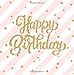 Produktbild Happy Birthday: Guest Book Color Interior Pink Inside with Foil Cover Pages Europe Edition and Prompts Lovely 50th 60th 70th 80th 90th 55th 65th 75th ... Guest Books, Birthday Gifts for Women)