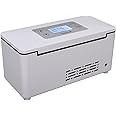 DAUB Mini Medicine Refrigerator, 0-18℃ Adjustable LED Display Screen 6.9x2.4x1inch Portable Insulin Cooler Travel Case, 10W USB Rechargeable Diabetes Travel Case for Car Travel Home
