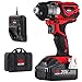 Price comparison product image NoCry 20V Cordless Impact Driver Kit - 160 N.m Torque, 3000 Max RPM/IPM, 1/4 inch (6.35mm) Hex Chuck, LED Work Light, Belt Clip; 3.0 Ah Battery, Fast Charger & Carrying Case Included