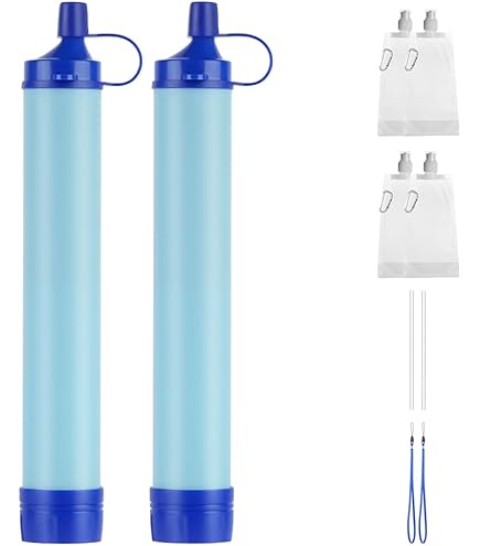 Filtre à Eau Personnel Purewell – Pompe Purificateur Pour Camping, Randonnée, Survie