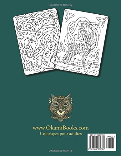 Book's Cover of Inspirations celtiques – Relaxe-toi, ce voyage sera magique!: Livre de coloriage pour adultes – Coloriages anti-stress