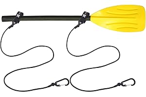 MOPHOEXII Kayak Paddle Leash, Paddle Leash Lightweight Coiled Kayak Rod Leashes for SUP Kayaking Canoing Fishing Boating