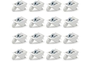 Reservdel lämplig för IKEA #101558 (PAX BILLY KOMPLEMENT) hållare/golvhållare (vit) (16 st.)