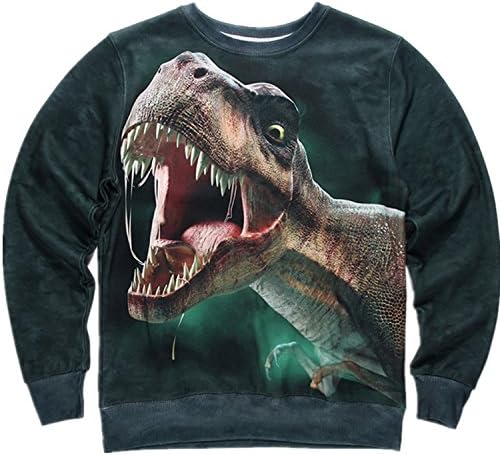 YonBii Unisex 3d Digital Printed Casual Sports Crewneck Sweatshirt Various Design