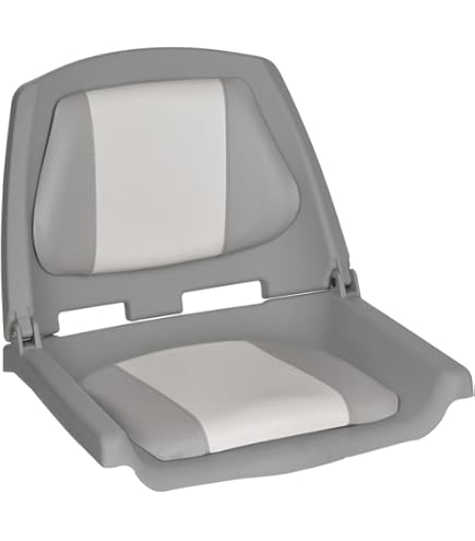 Pro.tec] 2x Sedile Barca 'Exclusive - Line' (blu - Bianco) - Di