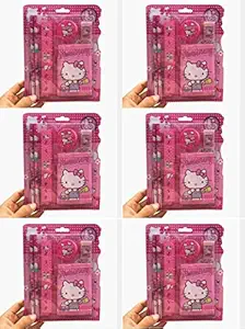 Birthday Party 6 Set Return Gifts Mix Stationery Kit Set for Kids (Pack of 6)