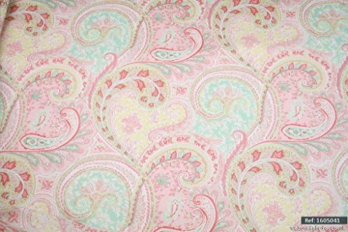 Chic Vintage Patterned 100% cotton fabric 1.6m width - sold per meter