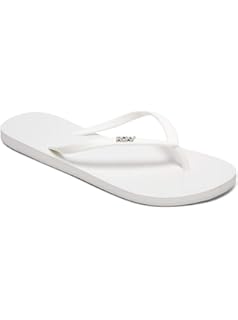 roxy white flip flops