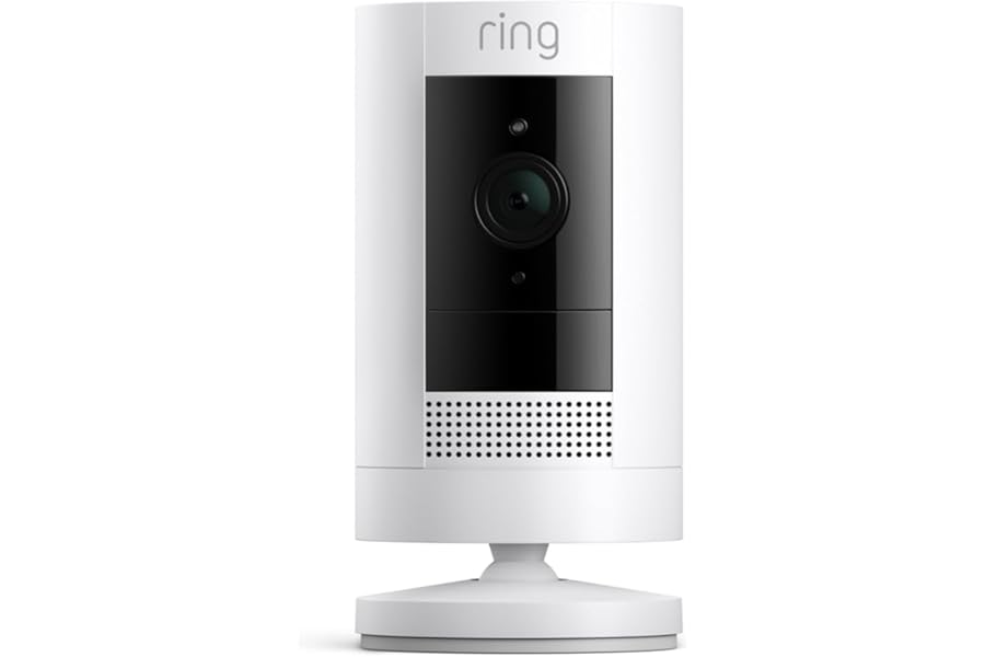 Ring Cámara exterior con batería (Stick Up Cam) | Cámara de vigilancia wifi para tu domicilio sin cables, con vídeo HD, comun