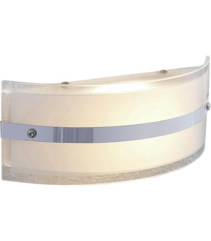 Lindby Applique Da Parete Moderna In Vetro Bianco – Dimmerabile, Per Corridoio, IP20, E27