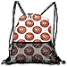 Produktbild RAINNY Drawstring Backpacks Bags,Happy Smiling Orange Balls Emoticons Entertainment Competition Sports,5 Liter Capacity,Adjustable