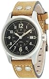 Hamilton Herren-Armbanduhr XL Chronograph Automatik Leder H42615753