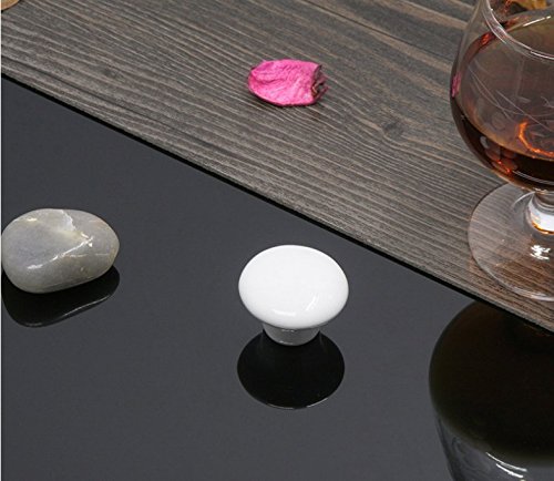 Schönes Leben* 7er Möbelknauf Schrankknöpfe Set Türknopf Keramik Möbelgriff Set Mit Schrauben Kinder 7 Bunte Kugel - 4