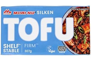 GÉNÉRIQUE Tofu soyeux ferme : Tofu asiatique japonaise texture lisse et ferme idéale pour les plats salés ou sucrés - Compatible avec Mori-Nu Morinaga 307g