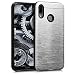 Produktbild kwmobile Alu Hülle für Huawei P20 Lite - Aluminium TPU Silikon Schutzhülle Smartphone Cover Case in Silber - Handy Backcover