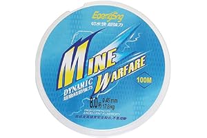 BetterJonny 100M Clear Nylon Fishing Line 0.45mm, Invisible Monofilament Strong Tension Wire for Angling, Jewelry Making, Model Building, DIY Crafts (17.8 kg/39.24lb)