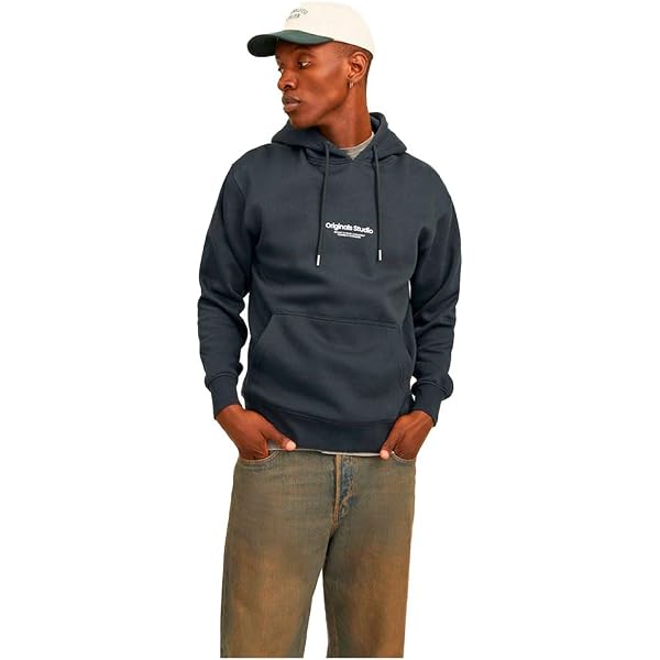 Sweat à Capuche Jack & Jones Jorsplit AOP - Homme - Coupe Normale, Manches Longues