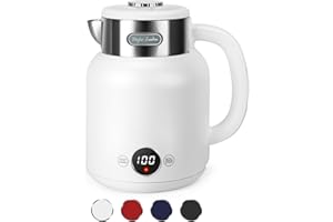 Taylor Swoden Zoey - Wasserkocher Edelstahl mit Temperatureinstellung, 2200 W, 1,7 L, LED-Anzeige, 1 Stunde Warmhalten, Automatische Abschaltung, Energiesparend