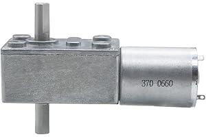 Pilang zxxin-Motore Elettrico JGY-370. Motore di Ingranaggi a Vite Senza fine, 6V 12V 24V, Doppio Albero DC. Motore Elettrico, DC. Il Motore Robusto e Durevole (Speed(RPM) : 210rpm, Voltage(V) : 12V)