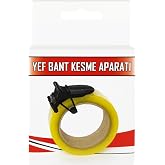 Proalet Practical Tape Cutting Apparatus, 50 mm, Plastic Body, Metal Blade, Handheld Tape Cutter, For Office, Warehouse, Packaging, Ergo