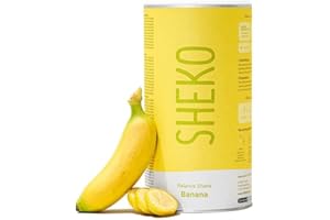 ‎SHEKO SHEKO Balance Shake Banane - 21 Cremige Mahlzeitenersatz Shakes zum Abnehmen - Proteinreich, Glutenfrei & Natürlicher Geschmack - Abnehmen Shake