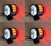 Produktbild 4 x Seite Outline Marker Lights Lampen 12 V Trailer Van Truck Caravan Chassis Wohnmobil orange weiß rot