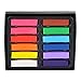 Price comparison product image Temporary Hair Chalk Colour Pastel Hair Dye - Non Toxic in 12 Pc by Trimming Shop