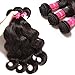 Longqibeauty® Brazilian Ombre Virgin Hair Body Wave Hair Weave 3bundle /pack 100% Human Virgin Hair Extensions 95-100g/pc 1b#/4#/27# color