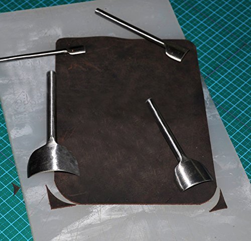 DIY 5 Size Bogenfšrmige Lederhandwerk CutterPunch-Bügel-Gurt-Geldbörse 10/20/30/40/50 mm - 4