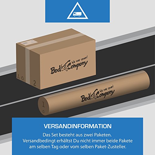 K-Grip. Aerobic Langhantel-Set Pump your muscle Hantel / 1 x Langhantelstange inkl. ABS-Klappverschlüssen, 2×1.25, 2×2.5 und 2×5 Kg Hantelscheiben - 2