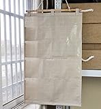 CIDBEST® Gray Thick Wand hängenden Beutel 13 Tasche Tür zurück Aufbewahrungstasche Hängende Rückwand hing Türtasche Baumwolltuch Anti-Schimmel/Anti-Bakteriell Christmas Utensilo 45*74cm Mehrschicht-Aufbewahrungstasche Hängeorganizer Multifunktionale Wohnzimmer Schlafzimmer Bad Utensilo - 6