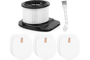 iVanzoll IZ201UK Filters for Shark Cordless Stick Vacuum Cleaner IC300 IZ201UK IZ201UKT IZ201UKTSB IZ251UK IZ251UKT IZ202SM IZ201ME Duoclean Anti Hair Wrap Hoover（IZ201UK-1+3)