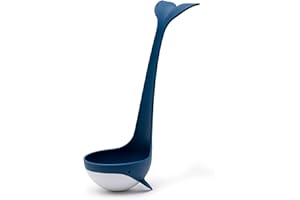 PELEG DESIGN Souper Tail - Louche de Cuisine Originale en Forme de Baleine | Ustensile de Cuisine pour Soupe & Ragoût | Cuillère de Service Sans BPA