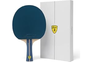 Recreational Ping Pong Paddle, Table Tennis Racket with Wood Blade, Jet Basic Rubber Grips Ping Pong Balls