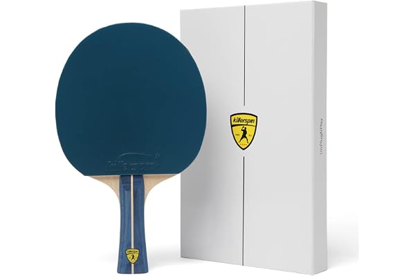 Recreational Ping Pong Paddle, Table Tennis Racket with Wood Blade, Jet Basic Rubber Grips Ping Pong Balls