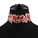 Produktbild Jinberry Schickes Verstellbares Stickerei Blume Choker Kropfband Halsketten / Retro Vintage Gothic Elegantes Choker Halsketten Collier für Mädchen und Damen