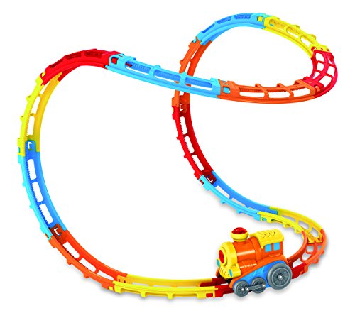 Eisenbahn Zug Rennbahn mit Looping, Spielbahn für Kleinkinder (Tumble Train) - 2