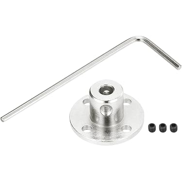 DMiotech 2 Stück Flanschkupplung 6mm – Starre Wellenkupplung Für RC Motoren, Inkl. Sechskantschlüssel