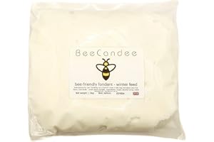 BeeCandee Bee Fondant - Beekeeping Supplies UK - Bee Feed Food 3kg (2 x 1.5kg pouches)